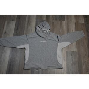 New Balance Fleece Hoodie Men’s Large Gray Pullover Athletic Sweatshirt